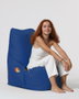 Atelier Del Sofa Diamond - Blue Saco de judas para jardin Azul Tejido poliester impermeable Comodidad y relajacion 60x90cm Max 200kg